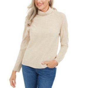 Karen Scott Petite Luxsoft Turtleneck Sweater